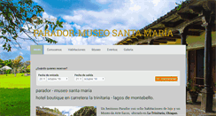 Desktop Screenshot of paradorsantamaria.com.mx